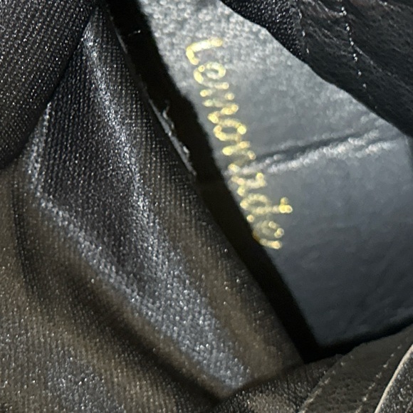 Lemonade Platform Black Matte Sparkly Boots - Size 10 - Picture 15 of 16